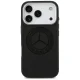 Mercedes Silicone Vintage Logo MagSafe vāciņš iPhone 17 Pro, melns