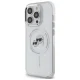 Karl Lagerfeld iPhone 14 Pro Max vāciņš IML Metal Karl & Choupette MagSafe, balts