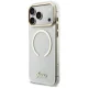 Чехол Guess IML Glitters Script Strap MagSafe для iPhone 17 Pro Max – прозрачный