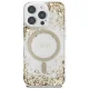 Guess HC Resin Bottom Glitter MagSafe Phone Case Cover iPhone 16 Pro Max - gold