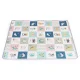 Ecotoys Double-Sided Educational Foam Play Mat for Kids, 180x150 cm