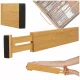 Atvilktņu Organizators Regulējams Bambusa Atdalītājs 34-43,5cm, 1gab. | Drawer Organiser Adjustable Bamboo Separator