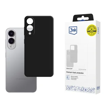 3mk Silicone Case Samsung Galaxy S25 Edge vāciņš, melns