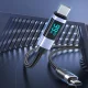 Orico LDC2C USB-C uz USB-C kabelis ar LED displeju PD 100W 2 m 2 gab. Melns