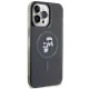Чехол Karl Lagerfeld для iPhone 15 Pro Max MagSafe IML KC Glitter, черный