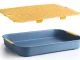 Double-Layer Kitchen Tray with Drainer for Dishes, Vegetables and Fruits, Plastic