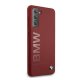 BMW Samsung Galaxy S21+ vāciņš Silicone Signature Logo, sarkans