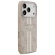 Guess 4G Printed Stripes MagSafe vāciņš iPhone 17 Pro, rozā