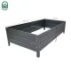 Paaugstinātā dārza dobe Klasika Garden, 1500x750x300mm, Pelēka