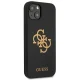 Guess iPhone 13 / 14 / 15 vāciņš Silicone 4G Logo, melns