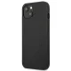 Чехол Mercedes-AMG для iPhone 13 mini Leather Hot Stamped, черный