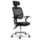 Sofotel Ryga Ergonomic Mesh Office Chair, Black