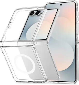 Tech-Protect FlexAir Hybrid MagSafe vāciņš priekš Samsung Galaxy Z Flip 8, caurspīdīgs