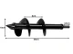 Garden Auger Drill Bit for Planting for Drills and Screwdrivers 30 x 8 cm, Black