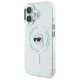 Karl Lagerfeld iPhone 16 vāciņš IML Metal Karl Head MagSafe, balts