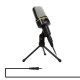 Universal Computer Microphone with Tripod Stand AK143C, Black