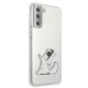 Karl Lagerfeld Samsung Galaxy S21+ Case Choupette Fun, Transparent