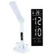 Folding LED Desk Lamp with Thermometer, Clock and Pen Holder