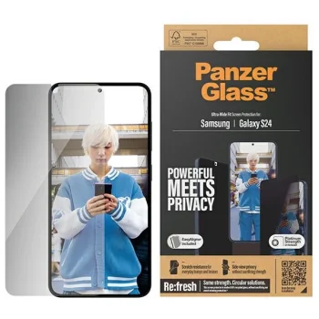 Закаленное стекло PanzerGlass Ultra-Wide Fit Privacy с позиционером для Samsung Galaxy...