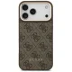 Guess 4G vāciņš ar MagSafe maku iPhone 17 Pro Max - brūns | Phone Case Cover
