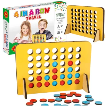 Деревянная настольная игра Alexander 4 in a Row Travel