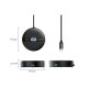 Orico YS1-C2 4 portu USB centrmezgls (1x USB-A 3.0, 3x USB-A 2.0), 0.3m, Melns