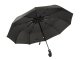 Windproof Automatic Folding Travel Umbrella, Black