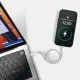 Магнитный кабель Puro USB-C на USB-C 60W, 1 м, белый