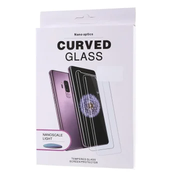 Защитное стекло на экран с УФ клеем для Samsung Galaxy S22 Ultra 5G (SM-S908) | Liquid...