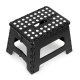 ModernHome Folding Step Stool, 9 Inch Plastic Stool for Adults and Kids, 265 lbs Capacity
