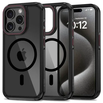 Apple iPhone 15 Pro 6.1'' Tech-Protect MagFlex MagSafe Case Cover, Black | Telefona Vāciņš Maciņš Apvalks Bamperis