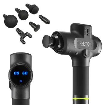 Массажный пистолет 4Fizjo MASSAGE GUN PRO+, 250 Вт, 6 насадок