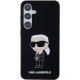 Karl Lagerfeld Samsung Galaxy S24 Case Silicone Ikonik, Black