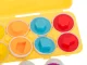 Attīstošā Rotaļlieta Formu Krāsu Šķirotājs \"Olas\", 12 gab. | Educational Toy Color Shape Digit Sorter...