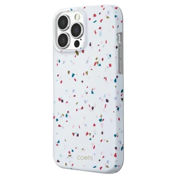 Apple iPhone 13 Pro Max 6,7" Uniq Etui Coehl Terrazzo Case Cover, White