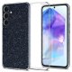 Spigen Liquid Crystal vāciņš Samsung Galaxy A55 5G - caurspīdīgs ar spīdumiem | Phone Case Cover Clear Glitter