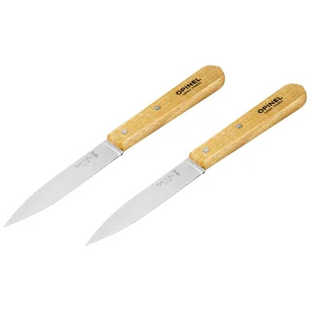 Opinel virtuves nažu komplekts N. 112, 2 gab., dabīgs koks
