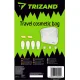 Trizand 00024337 ceļojumu kosmētikas maciņš ar pudelītēm, caurspīdīgs