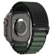 Spigen WBF1 siksniņa Apple Watch 44 / 45 / 46 / 49 mm, melna un zaļa