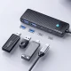 Разветвитель / док-станция Orico PAPW2AC-C3 USB-C, 2x USB-A 3.0, 2x USB-C, черный