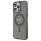 Guess iPhone 16 Pro Case IML Rhinestones MagSafe, Black