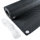 Poly Rattan Balcony Weather Resistant Cover Privacy Screen Fence, 0.9x5m