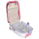 Bērnu ceļojumu soma ar riteņiem, koferis, čemodāns, Rozā | Kids Travel Luggage Bag Ride On Suitcase