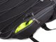 Large Bicycle Rear Rack Bag with 3 Compartments, Black