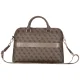 Guess 4G rāvējslēdzēja kabatas trīsstūra logotipa 15\" klēpjdatora soma - Brūna | Zipper Pocket Triangle Logo...