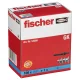 Дюбель для гипсокартона Fischer GK, 22 мм, 100 шт., серый