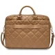 Сумка Guess для ноутбука 16\" Quilted 4G, коричневая