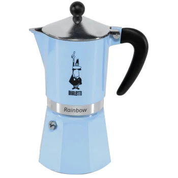 Bialetti Rainbow 6TZ kafijas kanna 270ml gaiši zila