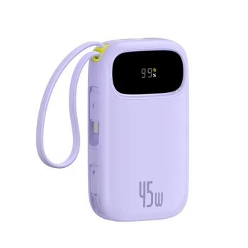 Внешний аккумулятор Baseus EnerFill FC31 20000mAh 45W с дисплеем и кабелями USB‑C...