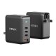 Minix P165 GaN Wall Charger, 165W, 3x USB-C, 1x USB-A
